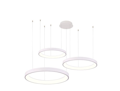 Lampa wisząca AGNES PENDANT 38+58+78 DIMM CCT SWITCH Biały AZ5025 AZzardo
