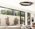 Lampa sufitowa / plafon MARCO TOP 100 CCT Czarny Sterowana pilotem AZ5038 AZzardo