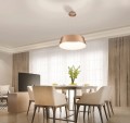 Lampa wisząca EMMA 60 CCT Złoty / biały Sterowana pilotem AZ5095 AZzardo