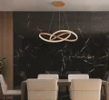 Lampa wisząca INFINITY 80 CCT Złoty / biały Sterowana pilotem AZ5097 AZzardo