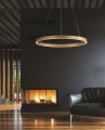 Lampa wisząca ANDREA 100 3000K DIMM (25W+65W) Złoty / biały AZ5103 AZzardo
