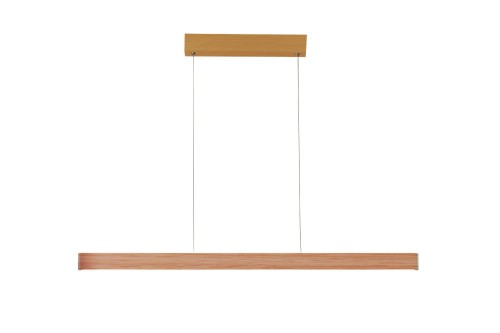 Lampa wisząca OLIVIER 120 3000K DIMM (10W+40W) Drewno / biały AZ5106 AZzardo