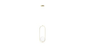 Lampa wisząca COCO 1 PENDANT Złoty AZ4981 AZzardo