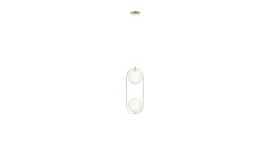 Lampa wisząca COCO 2 PENDANT Złoty AZ4982 AZzardo