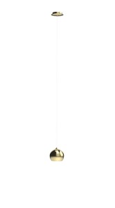 Lampa wisząca GULIA 1 PENDANT Złoty / biały AZ4980 AZzardo
