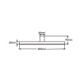 Kinkiet Nevada M czarny IP44 LP-778/1W M BK Light Prestige