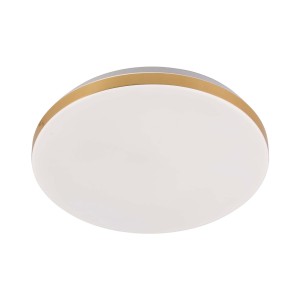 Plafon BABILON  okrągły średni złoty 4000K barwa neutralna LP-335/1C M 4GD Light Prestige