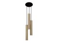 Lampa wisząca EYE BRASS III L z 3 kloszami o długości 40cm Nowodvorski