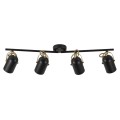 Reflektorek światło punktowe LOTUS kolor Czarny/Mosiądz IP20 50130103 NORDLUX
