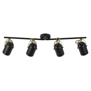 Reflektorek światło punktowe LOTUS kolor Czarny/Mosiądz IP20 50130103 NORDLUX