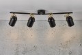 Reflektorek światło punktowe LOTUS kolor Czarny/Mosiądz IP20 50130103 NORDLUX