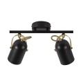 Reflektorek światło punktowe LOTUS kolor Czarny/Mosiądz IP20 50110103 NORDLUX