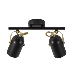 Reflektorek światło punktowe LOTUS kolor Czarny/Mosiądz IP20 50110103 NORDLUX