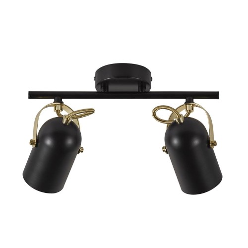 Reflektorek światło punktowe LOTUS kolor Czarny/Mosiądz IP20 50110103 NORDLUX