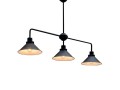 Lampa wisząca CRAFT w stylu industrialnym z metalowymi kloszami Nowodvorski