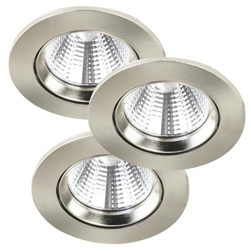 Oczko sufitowe FREMONT kolor Stalowy szczotkowany IP23 47580132 NORDLUX