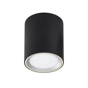 Oczko sufitowe FALLON kolor Czarny/Steel IP20 47550103 NORDLUX