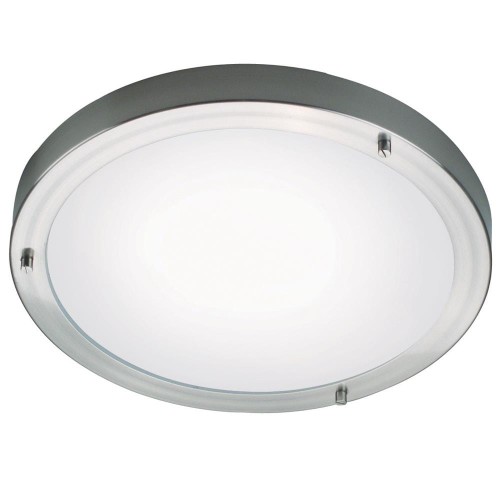 Lampa sufitowa ANCONA kolor Stalowy szczotkowany IP44-43 25316132 NORDLUX