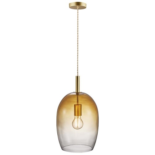 Lampa wisząca UMA kolor Bursztynowy IP20 2112723027 NORDLUX