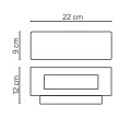 Lampa ścienna kinkiet Zen ZN-K100 SU-MA