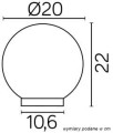 Kula ogrodowa stojąca Alekule G 200 Z SU-MA