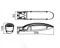 Lampa ścienna kinkiet Boat LS-LT-3A SU-MA