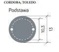 Lampa stojąca ogrodowa CORDOBA II K 4011/1/TD SU-MA