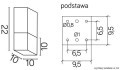 Lampa sufitowa Cube Max CB-MAX S AL SU-MA
