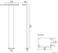 Lampa stojąca ogrodowa Fler 17602-780 DG SU-MA