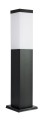 Lampa stojąca słupek ogrodowy Inox Kwadratowa Black SS802-450 BL SU-MA