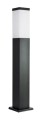 Lampa stojąca słupek ogrodowy Inox Kwadratowa Black SS802-650 BL SU-MA