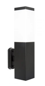 Lampa ścienna kinkiet Inox Kwadratowa Black SS802-A BL  SU-MA