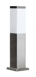 Lampa stojąca słupek ogrodowy Inox Kwadratowa SS802-450 SU-MA