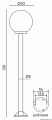 Lampa stojąca ogrodowa Kule K 5002/1/K 300 SU-MA