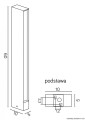 Lampa stojąca ogrodowa Linea 16702-600 SU-MA