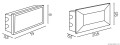 Lampa do zabudowy Mur Led Inox C 04 SU-MA