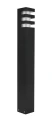 Lampa stojąca słupek ogrodowy RADO 1 BL SU-MA