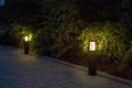Lampa stojąca słupek ogrodowy RADO II 3 BL SU-MA