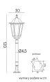 Latarnia / lampa stojąca Retro Maxi K 5002/2 BD 45 SU-MA