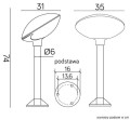 Lampa stojąca ogrodowa TAO 3 SU-MA