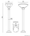 Lampa stojąca ogrodowa TEO 2 SU-MA