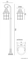 Latarnia / lampa stojąca Toledo K 5002/1/R SU-MA