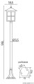 Latarnia / lampa stojąca Wenecja K 5002/1/KW SU-MA