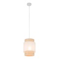 Lampa wisząca BOHO NEW 1 - punktowa Biały / słomkowy 5652 TK Lighting