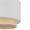 Lampa wisząca BOHO NEW 1 - punktowa Biały / słomkowy 5653 TK Lighting