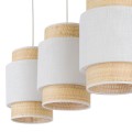 Lampa wisząca BOHO NEW 3 - punktowa Biały / słomkowy 5654 TK Lighting