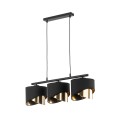 Lampa wisząca GRANT 3 - punktowa Czarno złoty 4824 TK Lighting