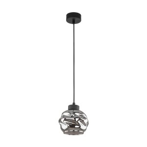 Lampa wisząca ZULIA 1 - punktowa Grafit lustrzany 5724 TK Lighting