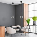 Lampa wisząca ELENA 1 - punktowa Grafit lustrzany  5745 TK Lighting