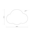 Kinkiet CLOUD 2 – punktowy błękitny  4966 TK Lighting